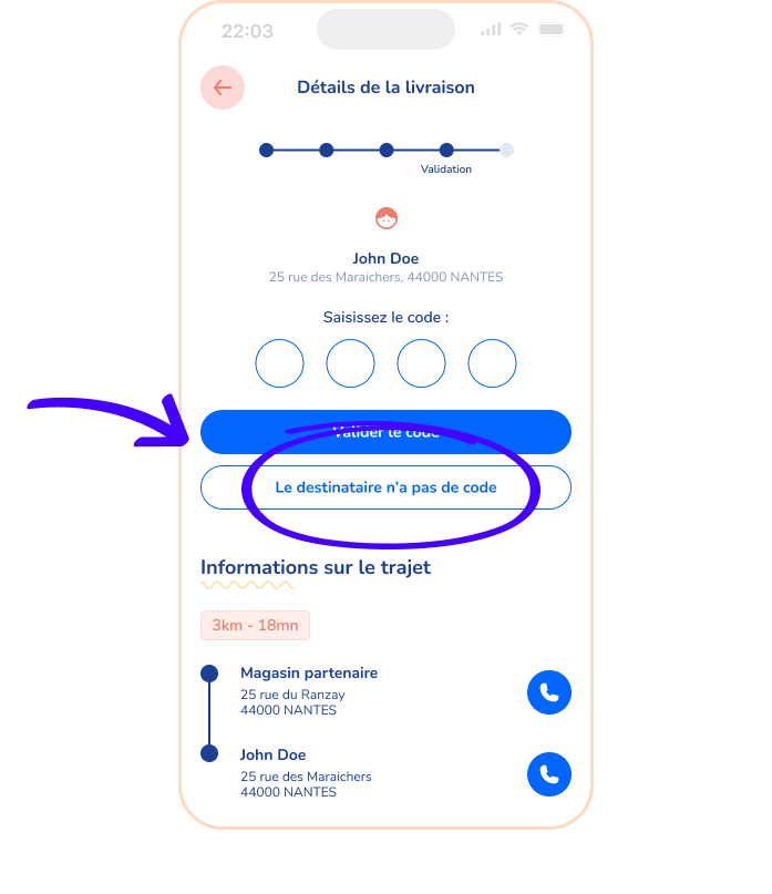 Le code de validation est erroné, comment faire _.png